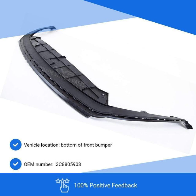 Fits VW Cc 2012-2017 Front Bumper Spoiler - image 3