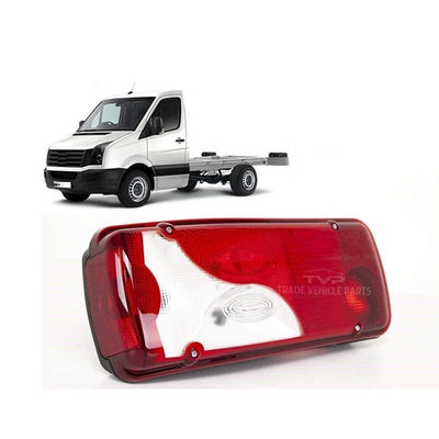 Fits VW Crafter 2006-2017 Rear Light Lamp Chassis Cab Only Passenger Side - tradevehicleparts.co.uk