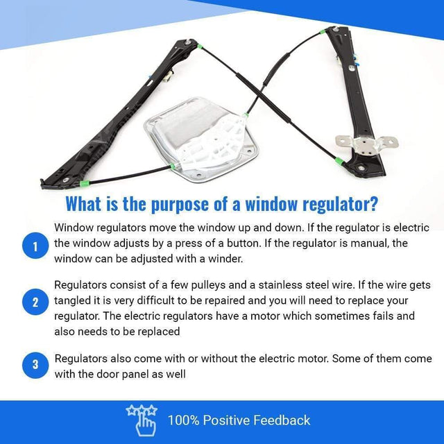 Fits VW Golf Mk5 2004-2008 Front Electric Window Regulator W/O Motor Driver Side 5Dr Hatch & Estate - image 4