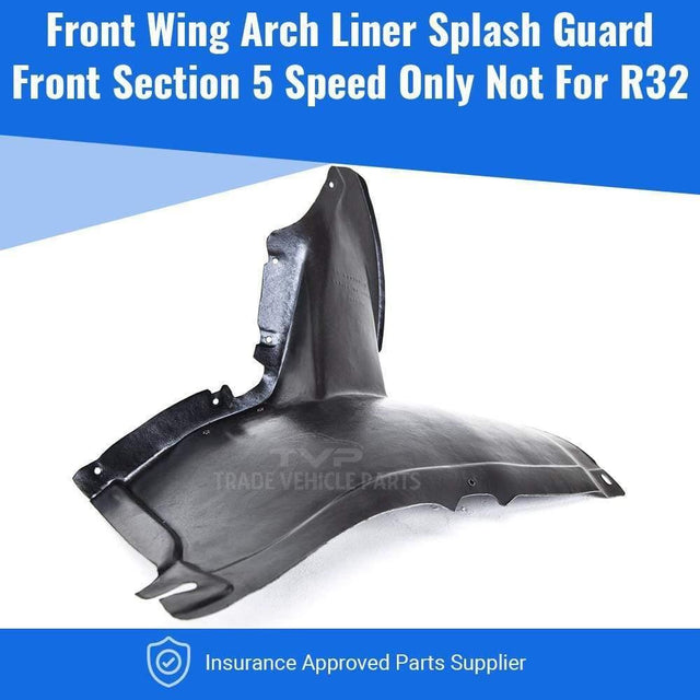 Fits VW Golf Mk5 2004-2008 Front Wing Arch Liner Splash Guard Front Section Driver 5 Speed Models - image 3