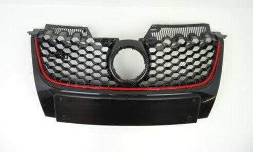 VW Golf Mk5 2004-2008 Gti Front Bumper Grille Main With Red Moulding With Plate Holder