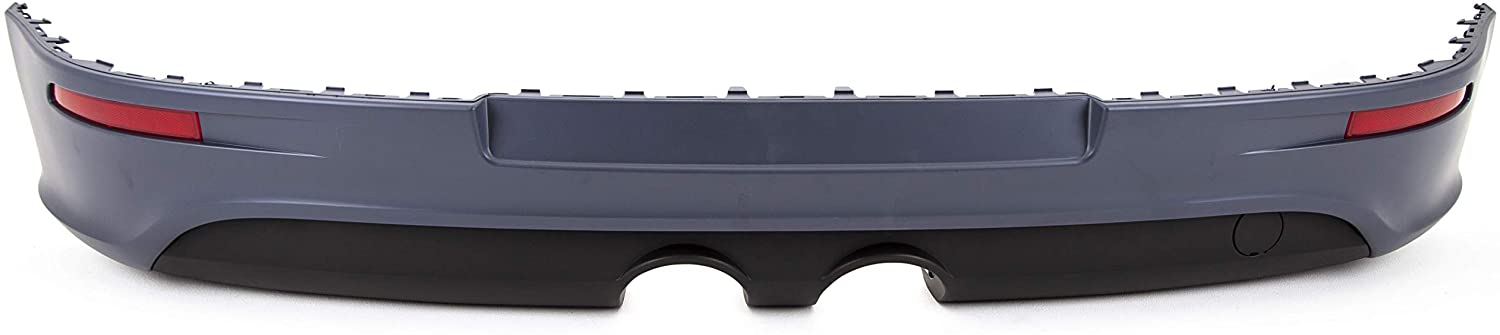 VW Golf Mk5 R32 2006-2009 Rear Bumper Lower Section With Spoiler 2 Exhausts With 2 Cut Outs In Middle