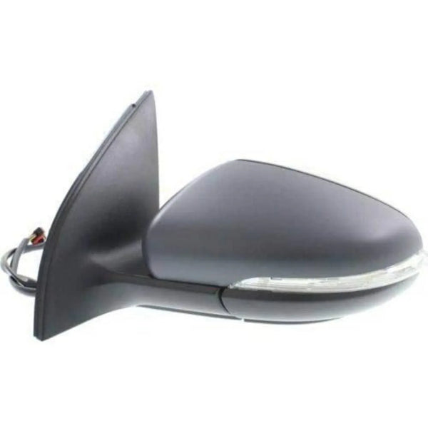 Fits VW Golf Mk6 2009-2012 Door Wing Mirror Electric Heated With Indicator, Primed Passenger Side