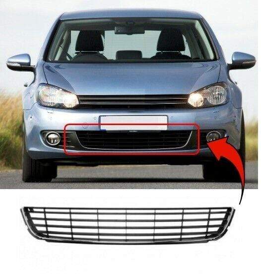 VW Golf Mk6 2009-2012 Front Centre Bumper Grille Chrome Frame