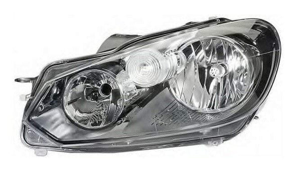 Fits VW Golf Mk6 2009-2012 Headlamp Headlight With Motor Halogen Type Passenger Side