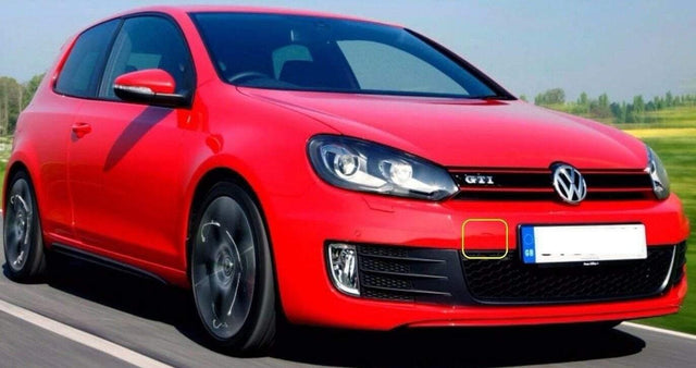Fits VW Golf Mk6 Gti Gtd 2008-2012 Front Bumper Towing Eye Cover Primed - image 2