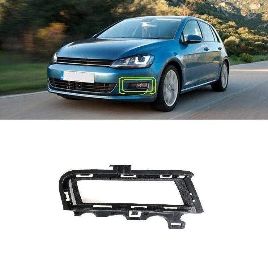 VW Golf Mk7 2013-2017 Front Bumper Fog Light Lamp Frame With Fog Hole Driver Side