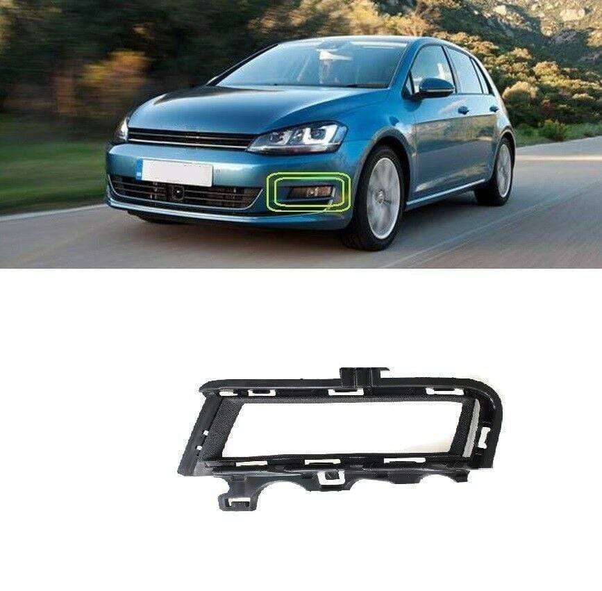 VW Golf Mk7 2013-2017 Front Bumper Fog Light Lamp Frame With Fog Hole Passenger Side