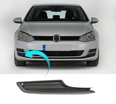 Fits VW Golf Mk7 2013- Front Bumper Grille Driver Side - tradevehicleparts.co.uk