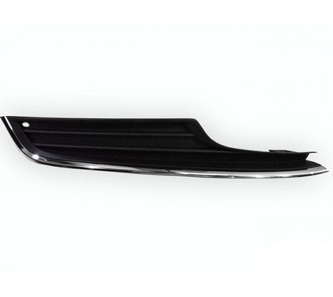 VW Golf Mk7 2013- Front Bumper Grille With Chrome Trim Driver Side 