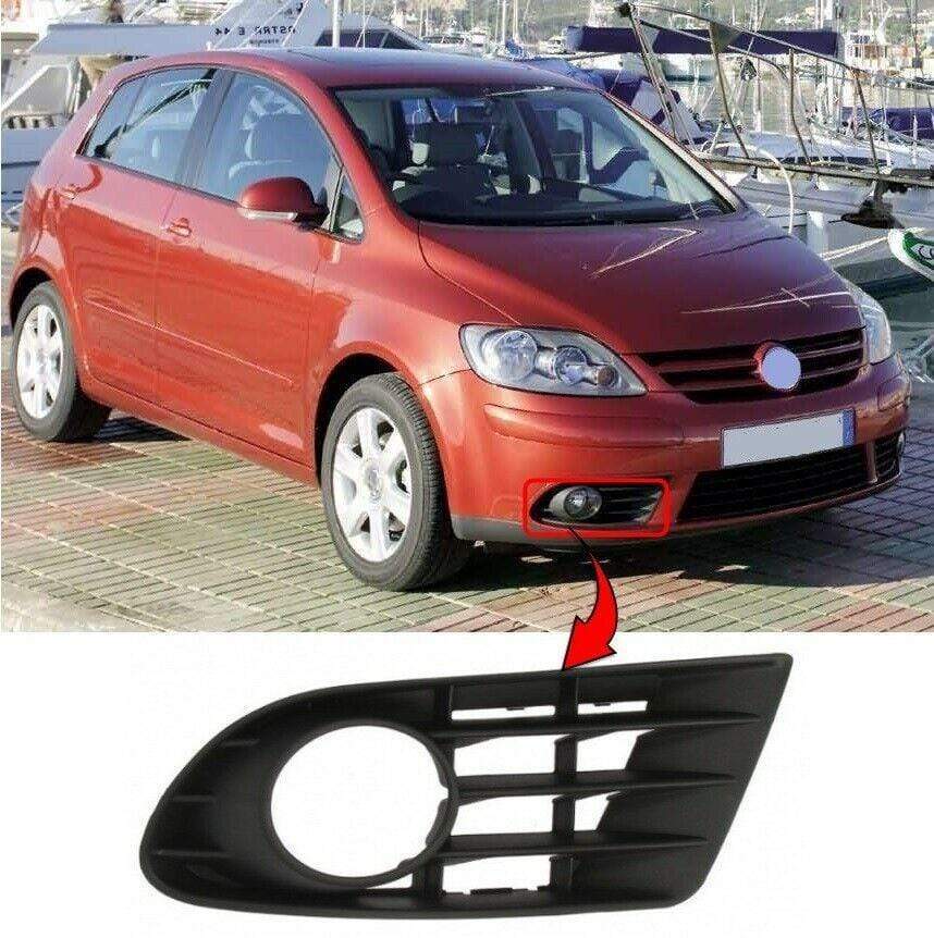 VW Golf Plus 2005-2009 Driver Side Front Bumper Fog Grille With Fog Hole