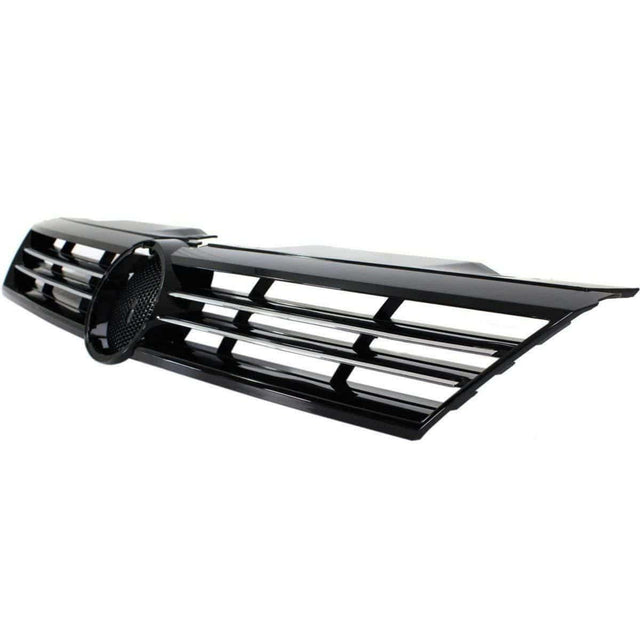 Fits VW Jetta 2011-2014 Centre Front Bumper Main Grille Black With Chrome Moulding - image 3