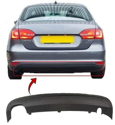 Fits VW Jetta 2011-2014 Rear Bumper Spoiler Diffuser - tradevehicleparts.co.uk