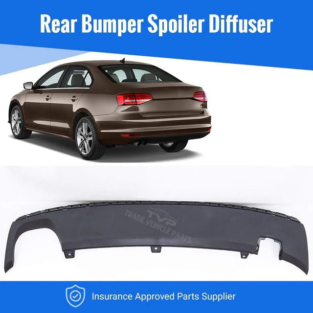 Fits VW Jetta 2014-2018 Rear Bumper Spoiler Diffuser - image 2
