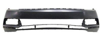 Fits VW Passat 2015- Front Bumper Primed Without Sensor & Washer Holes No Chrome Trim - tradevehicleparts.co.uk