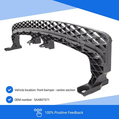 Fits VW Passat B7 2011-2014 Front Bumper Bracket Centre Section - tradevehicleparts.co.uk
