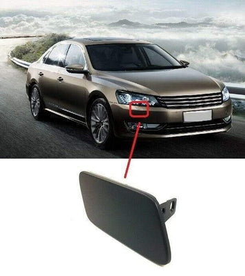 Fits VW Passat B7 2011-2014 Front Bumper Headlight Washer Cover Driver Side - tradevehicleparts.co.uk