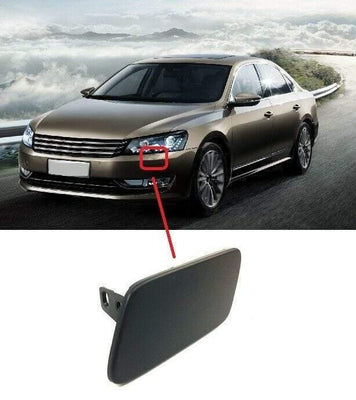 Fits VW Passat B7 2011-2014 Front Bumper Headlight Washer Cover Passenger Side - tradevehicleparts.co.uk