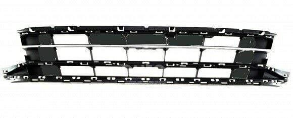 Fits VW Passat B8 2015- Front Bumper Centre Lower Grille Black With Chrome Moulding - image 2