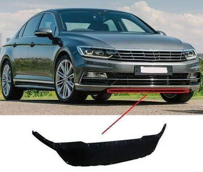 Fits VW Passat B8 2015- Front Bumper Lower Centre Lip Spoiler - tradevehicleparts.co.uk