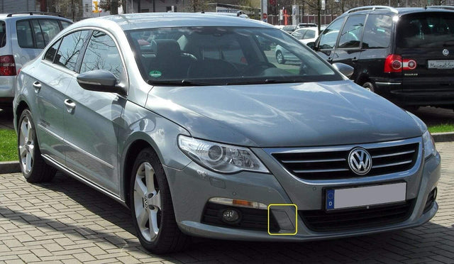 Fits VW Passat Cc 2008-2012 Front Bumper Towing Eye Cover Cap Primed - image 2