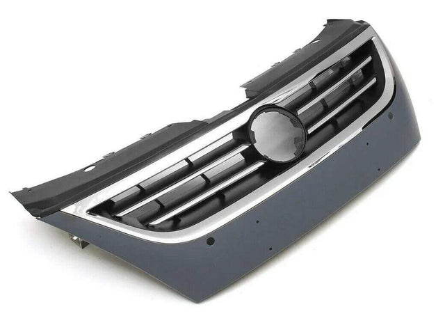 Fits VW Passat Cc 2008-2012 Main Centre Front Bumper Grille Black W/ Crome & W/ Pdc Hole - image 2