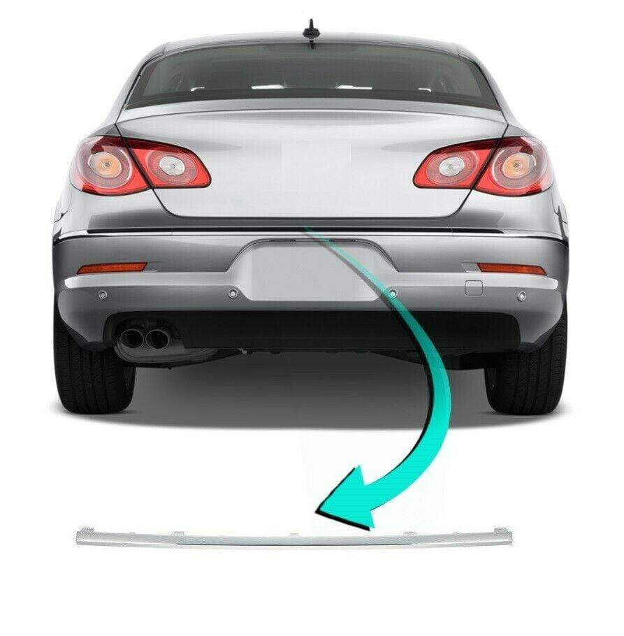 VW Passat Cc 2008-2012 Rear Bumper Centre Moulding Chrome
