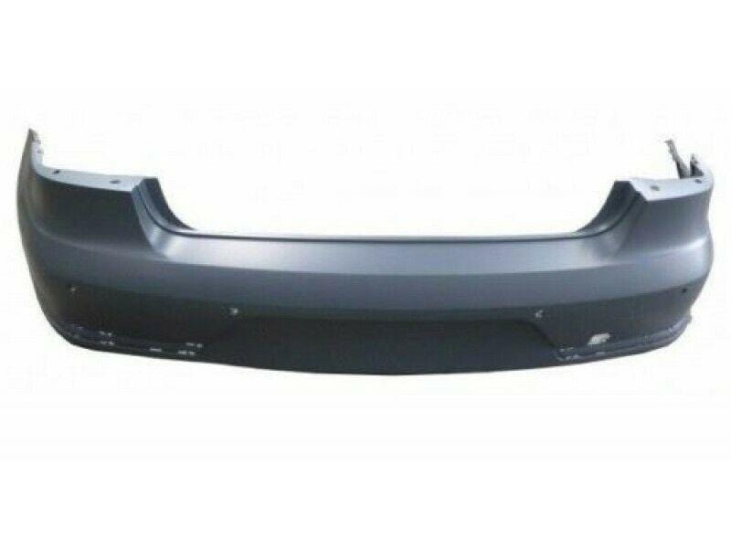 VW Passat Saloon 2011-2014 Rear Bumper 4 Door Only Primed With Sensor And Moulding Holes