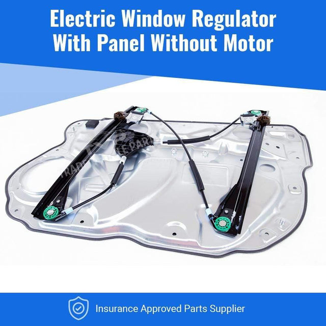 Fits VW Polo 2000-2009 Front Electric Window Regulator W/ Panel W/O Motor Passenger Side - image 2