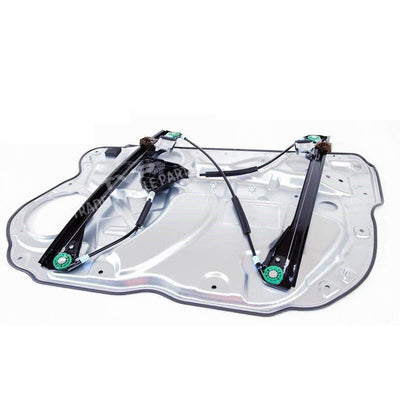 Fits VW Polo 2000-2009 Front Electric Window Regulator W/ Panel W/O Motor Passenger Side - tradevehicleparts.co.uk
