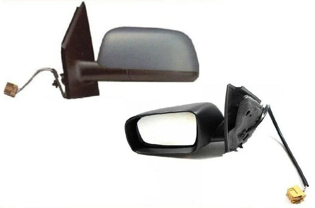 Fits VW Polo 2002-2005 Door Wing Mirror Heated Electric Primed Passenger Side - image 2