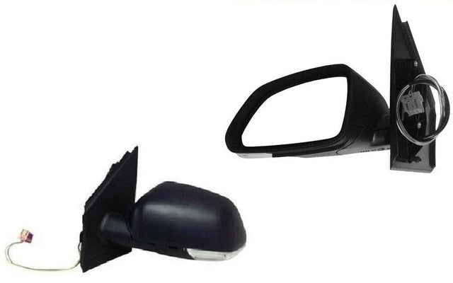 Fits VW Polo 2005-2009 Door Wing Mirror Electric Heated Black Passenger Side - image 2