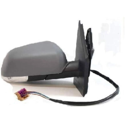 Fits VW Polo 2005-2009 Door Wing Mirror Electric Heated Primed Driver Side - tradevehicleparts.co.uk