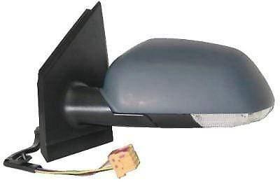 Fits VW Polo 2005-2009 Door Wing Mirror Electric Heated Primed Passenger Side - image 2