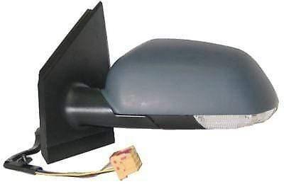 Fits VW Polo 2005-2009 Door Wing Mirror Manual Primed Passenger Side - image 2