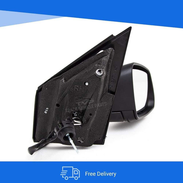 Fits VW Polo 2005-2009 Door Wing Mirror Manual With Indicator Black Driver Side - image 6