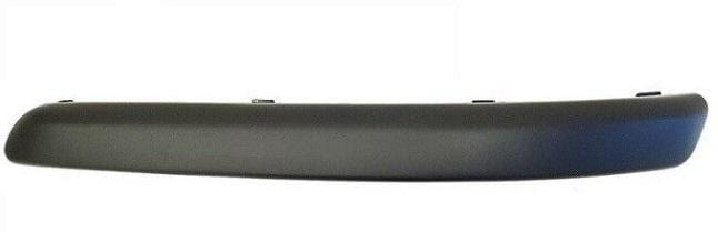 VW Polo 2005-2009 Front Bumper Moulding Mat Black Passenger Side