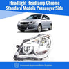 Fits VW Polo 2005-2009 Headlamp Headlight Chrome Passenger Side Standard Models thumbnail
