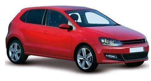 Fits VW Polo 2009-2014 Headlight Headlamp Single Reflector Type Black Passenger Side - image 3