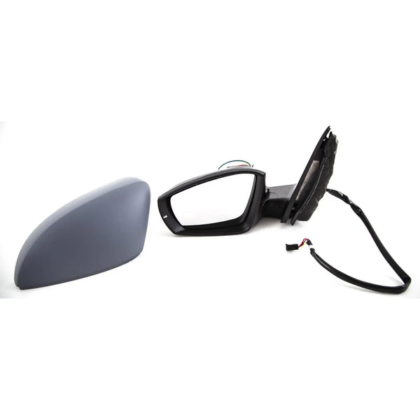 Fits VW Polo 2009-2014 Door Wing Mirror Heated Electric Primed Indicator Left 10 Pin