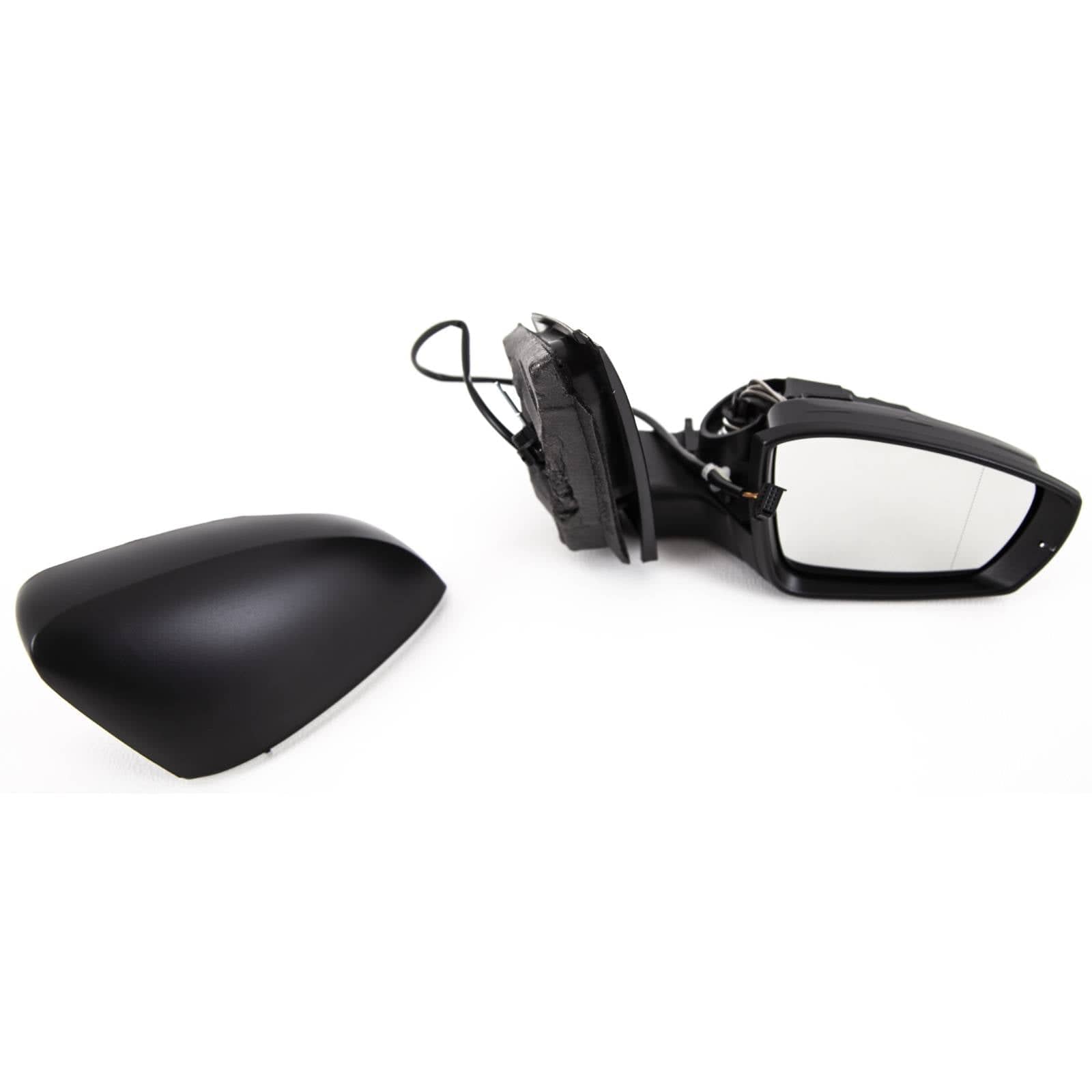 VW Polo 2009-2014 Door Wing Mirror Manual With Indicator Driver Side