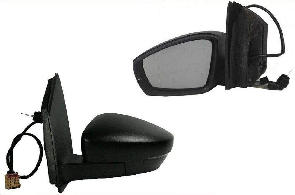 VW Polo 2009-2014 Door Wing Mirror Manual With Indicator Passenger Side