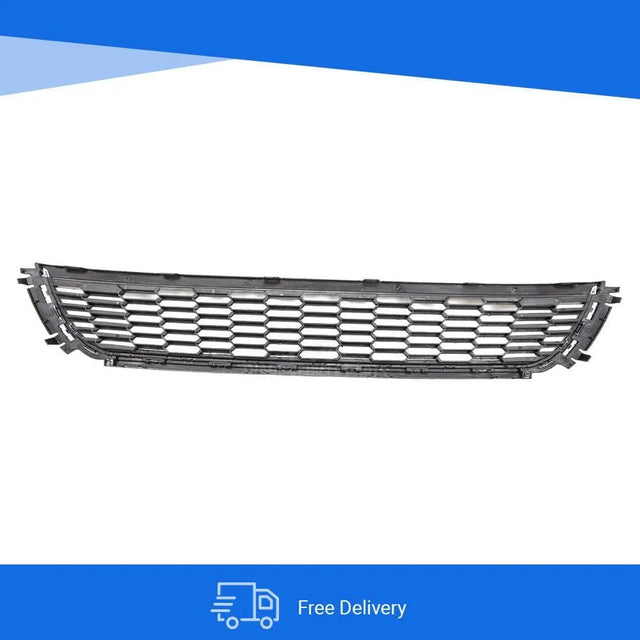 Fits VW Polo 2009-2014 Front Bumper Grille Centre Lower With Chrome Moulding Trim - image 8
