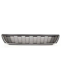 Fits VW Polo 2009-2014 Front Bumper Grille Centre Lower With Chrome Moulding Trim