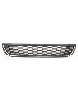 Fits VW Polo 2009-2014 Front Bumper Grille Centre Lower With Chrome Moulding Trim - tradevehicleparts.co.uk
