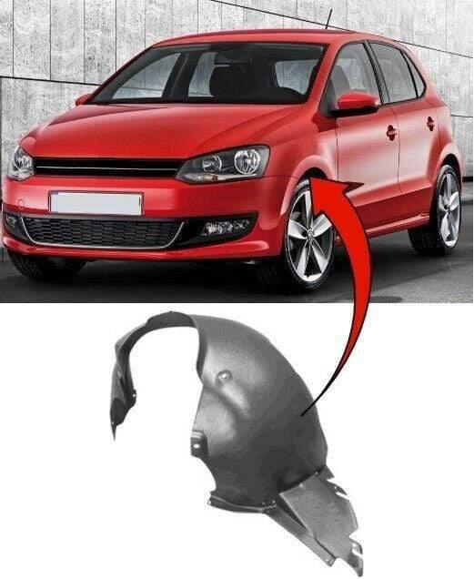 Fits VW Polo 2009-2017 Front Wing Arch Liner Splash Guard Passenger Side  - image 2