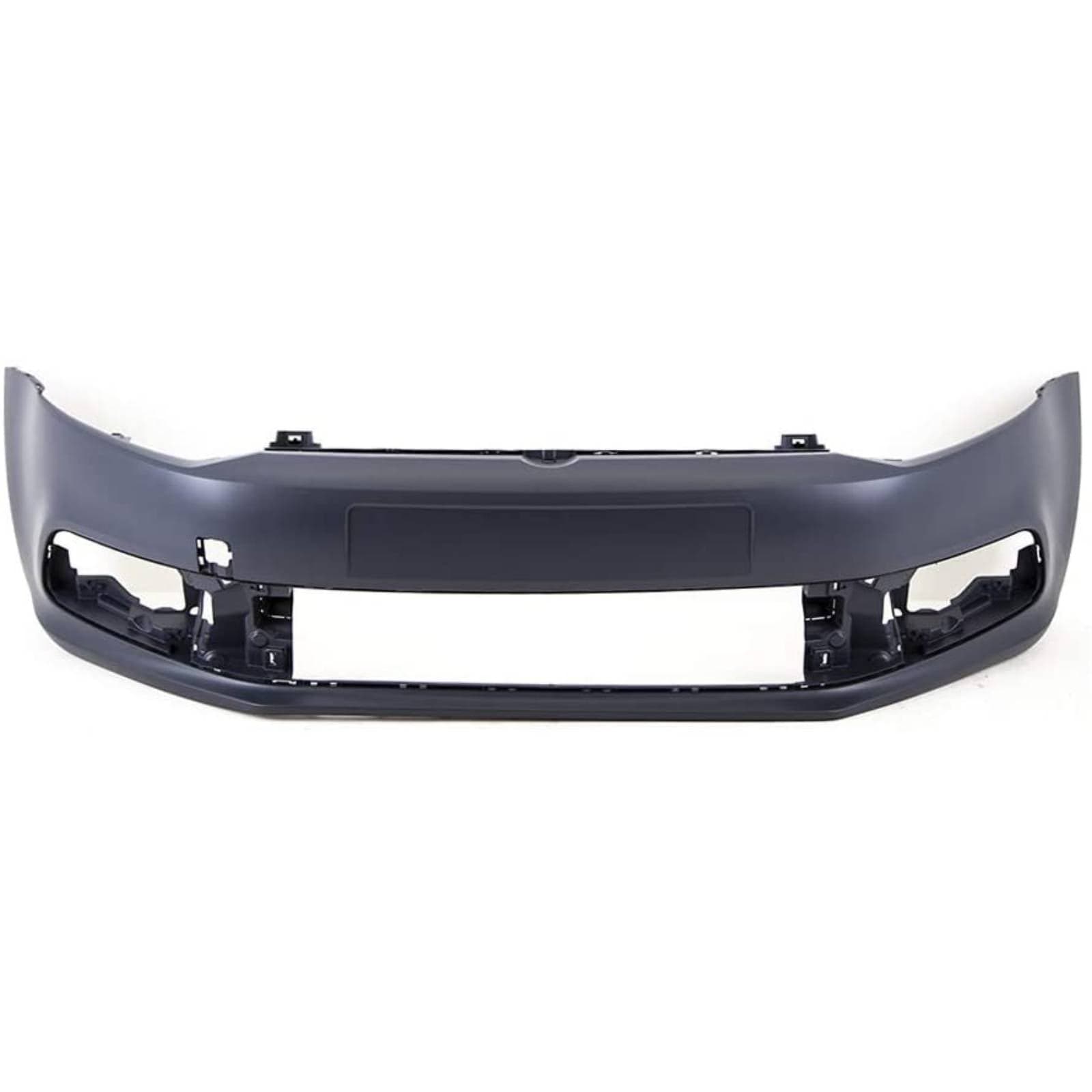 VW Polo 2014-2017 Front Bumper Primed No Pdc Or Washer Hole