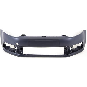 Fits VW Polo 2014-2017 Front Bumper Primed No Pdc Or Washer Hole