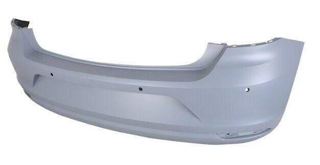 Fits VW Polo 2014-2017 Rear Bumper Primed With 4 Sensor Holes Standard Models - image 2
