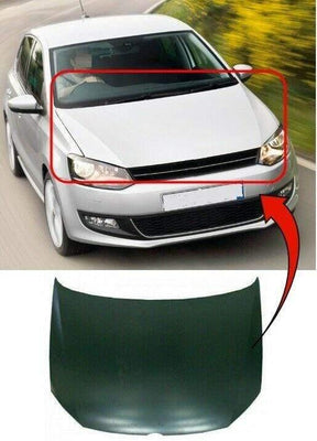 Fits VW Polo 6R 2009-2017 Bonnet Primed  - tradevehicleparts.co.uk